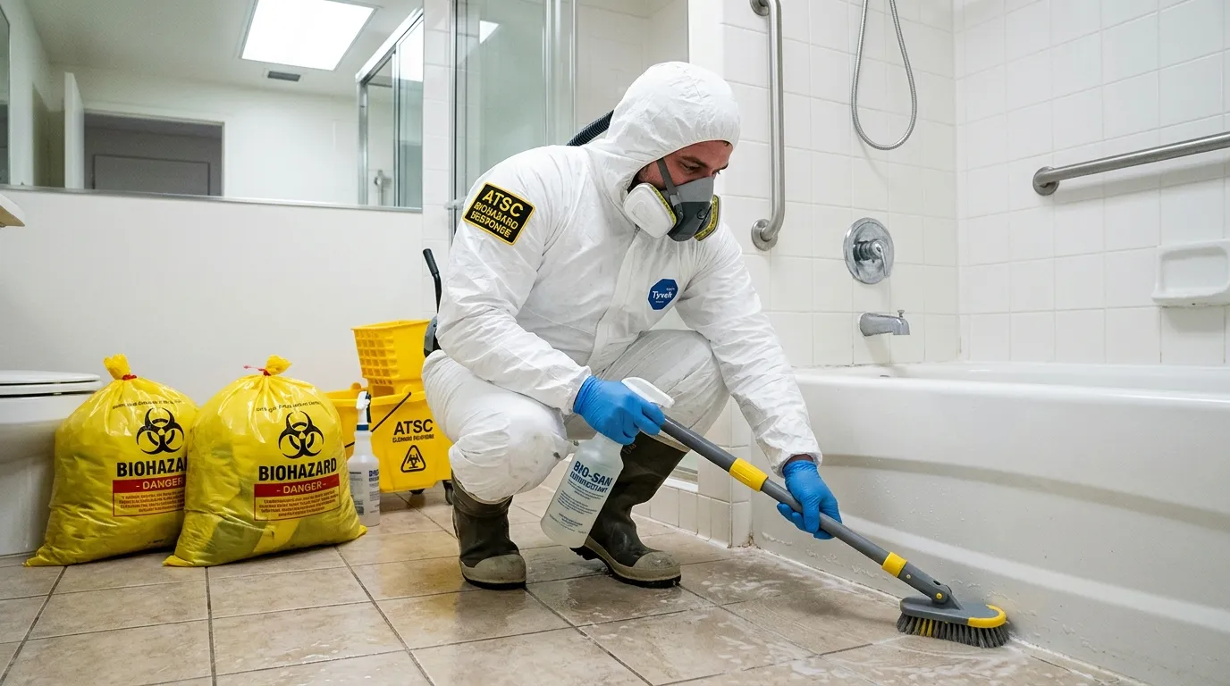 Decontamination equipment deployed for Blood Cleanup in Bountiful